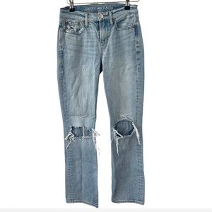 American Eagle Outfitters Women's 90s bootcut Ripped Jeans